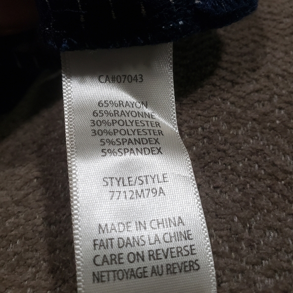 (1)Max Studio Blue Top Size M - Picture 8 of 9